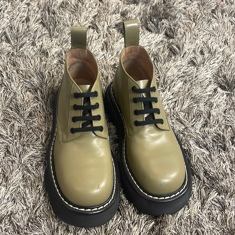 Bottega Veneta Chunky leather boots size:38